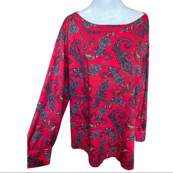 LOFT Tops - LOFT Plus long sleeve blouse size 22
